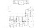 Detailed floor plan showcasing an expansive single-story home with multiple bedrooms, bathrooms, and living areas at 7620 E Paradise Dr, Scottsdale, AZ 85260