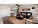 Inviting living room featuring modern decor and comfortable seating at 4136 E Eugie Ave, Phoenix, AZ 85032