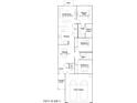 Detailed floor plan showcasing the layout of the home with labeled rooms and dimensions, including a 2-bay garage at 12013 E Primrose Ln, Florence, AZ 85132