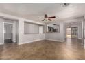 Open living room featuring tile flooring, modern paint and an inviting atmosphere at 1356 S Mosley Ct, Chandler, AZ 85286