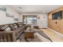Inviting living room with comfortable seating and neutral color palette at 2525 E Nisbet Rd, Phoenix, AZ 85032