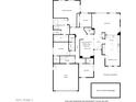 Detailed floorplan showcasing the home's layout with bedrooms, living spaces, and garage at 2554 E Honeysuckle Pl, Chandler, AZ 85286