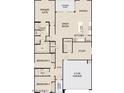 Layout features a primary suite, two additional bedrooms, kitchen, study, and a two-car garage at 5522 W Buist Ave, Laveen, AZ 85339