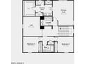 Detailed second floor floor plan shows primary suite, loft, two bedrooms, and a laundry room at 25168 N 165Th Ln, Surprise, AZ 85387