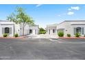 Charming neighborhood featuring single-story homes with well-maintained landscaping and two car garages at 295 N Rural Rd # 133, Chandler, AZ 85226