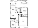 Detailed floor plan showing the layout of this detached patio home with dimensions at 17317 N Ponca Way, Surprise, AZ 85374