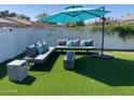 Inviting backyard lounge area with comfortable seating, great for relaxing and entertaining at 4415 S Poplar St, Tempe, AZ 85282