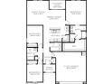 Layout shows a practical floor plan with a great room, kitchen, bedrooms, and a 2-car garage at 9357 S Mineros Dr, Apache Junction, AZ 85120
