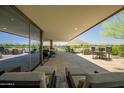 Expansive outdoor patio with comfortable lounge seating perfect for enjoying scenic views and relaxation at 7117 E Rancho Vista Dr # 6007, Scottsdale, AZ 85251