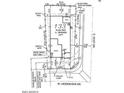 Property survey illustrating lot dimensions, home placement, garage location, and street access at 18153 W Hiddenview Dr, Goodyear, AZ 85338