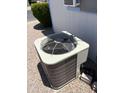 Close up of the home's new HVAC unit at 3330 E Main St # 430, Mesa, AZ 85213