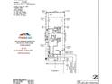 Spanish elevation site plan with color scheme, outdoor living, garage, patio, and gate options noted at 5848 S Hassett Ave, Mesa, AZ 85212