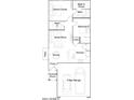 Layout of the home including the owner's suite, two bathrooms, a two-bay garage, and a patio at 25052 N 174Th Ln, Surprise, AZ 85387