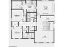 Floor plan showcasing the primary suite, three bedrooms, bathrooms and a loft at 25080 N 171St Dr, Surprise, AZ 85387