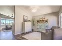 Cozy room with neutral colors, lots of storage and natural light from a large window at 1212 S Boulder St # C, Gilbert, AZ 85296