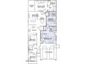 Detailed floor plan showcasing the layout of the home with labeled rooms and dimensions at 3129 S 155Th Ln, Goodyear, AZ 85338
