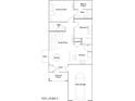 Detailed floorplan showcasing the layout of the home, including bedrooms, bathrooms, and living spaces at 36600 W Maddaloni Ave, Maricopa, AZ 85138