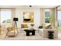 Bright living room with stylish decor, comfortable seating, and abundant natural light at 9522 W Avalon Dr, Phoenix, AZ 85037