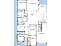 Detailed floor plan showcasing an open-concept layout with a Gathering room, kitchen, and owner's retreat at 26047 S 228Th Pl, Queen Creek, AZ 85142