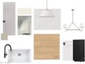 Image showcasing the interior material selections including doors, lights, flooring, cabinets, counter tops, and sink at 1969 E Long Rifle Rd, Phoenix, AZ 85086