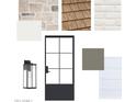 Selection of exterior finishes for the new construction including paint, stone, garage and front doors at 1897 E Long Rifle Rd, Phoenix, AZ 85086