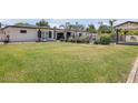 Expansive backyard with lush lawn, mature trees, and potential for outdoor activities and entertainment at 3924 E Roma Ave, Phoenix, AZ 85018