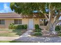 Quaint single-story home with a mature shade tree and lush green lawn at 1631 E Newport Dr, Tempe, AZ 85282