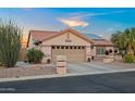 Inviting single-story home with desert landscaping and covered entrance at 4029 N 160Th Dr, Goodyear, AZ 85395