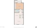 Floor plan featuring living room, dining area, kitchen, bathroom, and bedroom with balcony at 12123 W Bell Rd # 211, Surprise, AZ 85378
