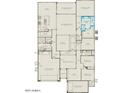 Detailed floor plan showcasing the layout of the owner's suite, bathroom, kitchen, and living spaces at 24819 N 169Th Dr, Surprise, AZ 85387