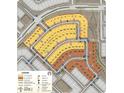 Community map showing lot locations, street names, and community amenities like mailboxes and street lights at 25340 N 172Nd Dr, Surprise, AZ 85387