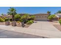 Beautiful single-Gathering home with a driveway leading to an attached two-car garage at 3173 E Canyon Way, Chandler, AZ 85249