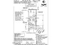 Detailed plot plan showing lot dimensions, building setbacks, and the layout of the property at 3853 S Buttercup Cir, Mesa, AZ 85212