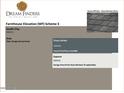 This image displays the home's exterior paint color scheme, with shades of gray and white at 36859 W Santa Maria St, Maricopa, AZ 85138
