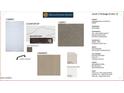 Level 3 Design Package showcasing cabinet, countertop, carpet, laminate, and paint color selections at 36907 W Santa Maria St, Maricopa, AZ 85138
