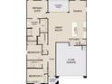 Open concept floor plan showcasing a seamless flow between the kitchen, great room, and dining area at 4525 S 95Th Dr, Tolleson, AZ 85353