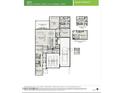 Detailed floorplan showing a 3-bedroom home with a flex room, covered patio and a 2-car + RV garage at 4933 W Capistrano Ave, Laveen, AZ 85339