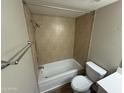 Well-maintained bathroom with a shower-tub combination and tiled surround at 3434 W Danbury Dr # A206, Phoenix, AZ 85053
