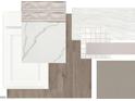 Selection of design materials showcasing wood floors, carpet and countertops at 3332 W Sunstone Dr, San Tan Valley, AZ 85144
