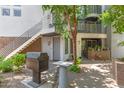 Exterior with stair access, barbecue, walkway, drought resistant landscape, and neutral colors at 3633 N 3Rd Ave # 2031, Phoenix, AZ 85013
