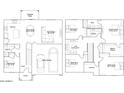 Detailed floor plan showcases a five-bedroom layout and a two-car garage at 9541 W Pinchot Ave, Phoenix, AZ 85037