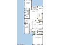Layout of the first floor, includes kitchen, study, garage, Gathering room, and owner's retreat at 1972 W Rowel Rd, Phoenix, AZ 85085