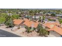A high angle view highlights the home, landscape, and other properties nearby at 1549 N La Rosa Dr, Tempe, AZ 85288