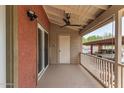 Comfortable back porch perfect for relaxation or entertaining at 6454 E Paso Nuevo Dr # 104, Cave Creek, AZ 85331