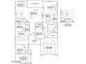 Layout of a spacious four bedroom home featuring a game room, island kitchen, and a two-bay garage at 23098 E Nightingale Rd, Queen Creek, AZ 85142