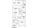 Detailed floorplan showcasing the layout of this 5-bedroom house at 4999 S 233Rd Dr, Buckeye, AZ 85326