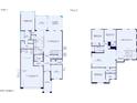 Detailed floor plan showcasing open-concept living, owner's suite, and multiple bedrooms at 13758 W Whisper Rock Trl, Peoria, AZ 85383