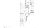 Detailed floor plan showcasing the layout of the home, including room dimensions and spatial relationships at 2680 E Daniel Dr, Gilbert, AZ 85298