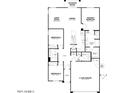 Detailed floor plan showcasing the layout of the home, including bedrooms, bathrooms, kitchen, and living spaces at 12550 W Luxton Ln, Avondale, AZ 85323
