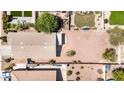 Aerial view of a property revealing a spacious backyard with potential for customization and outdoor activities at 1501 S 122Nd Ave, Avondale, AZ 85323